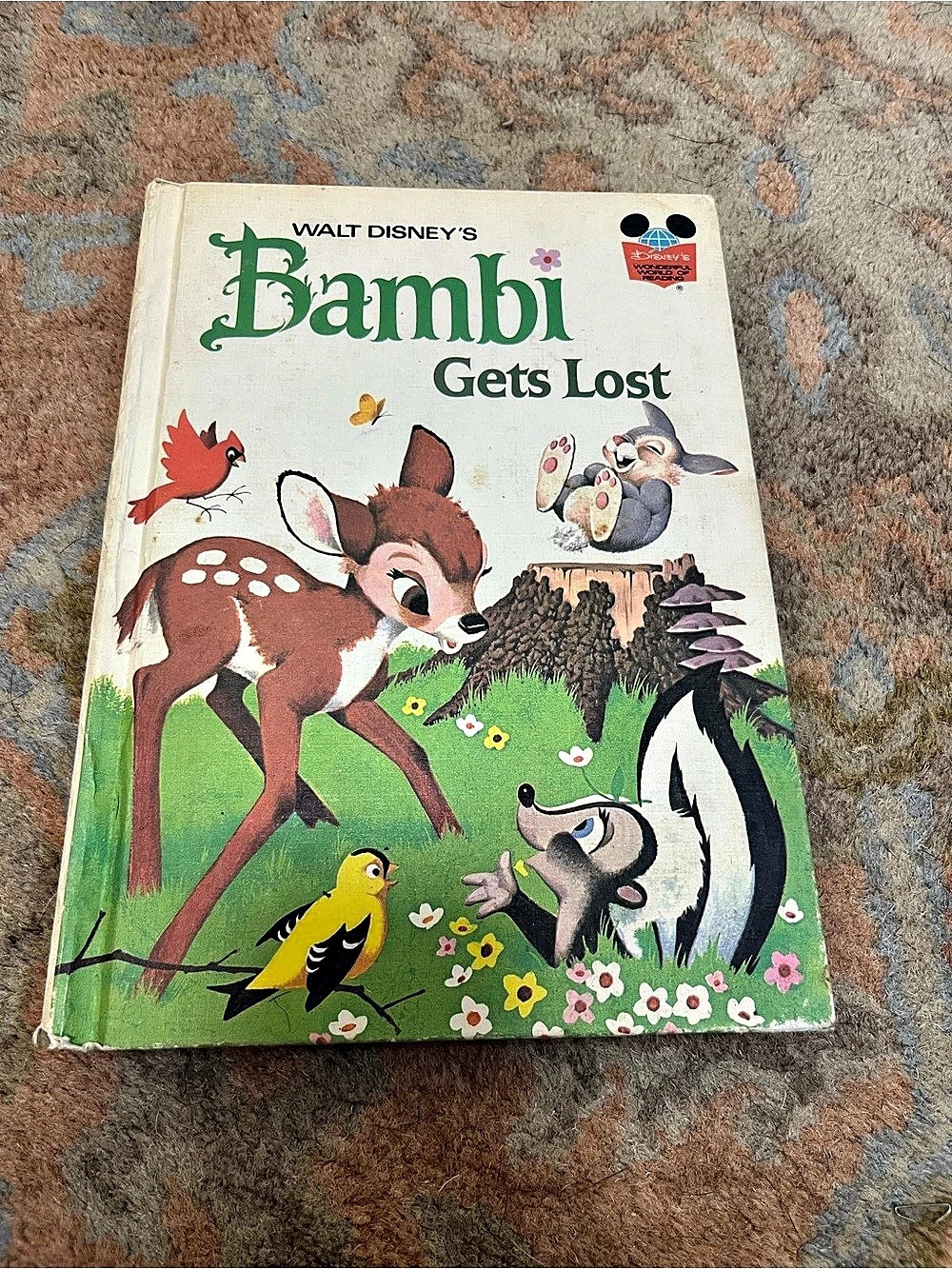 Walt Disney Bambi Gets Lost Vintage Children's Book 🦌